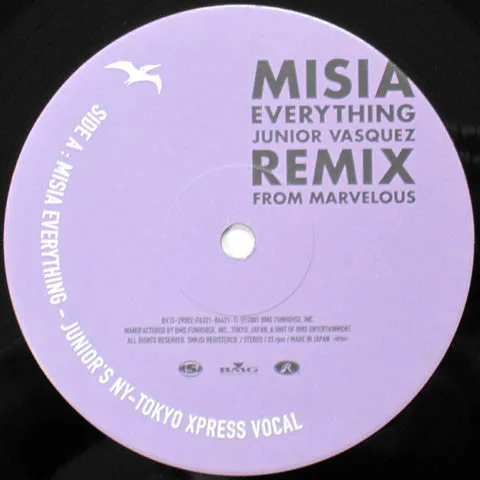 Album cover for Everything (Junior Vasquez Remix From Marvelous) by Misia