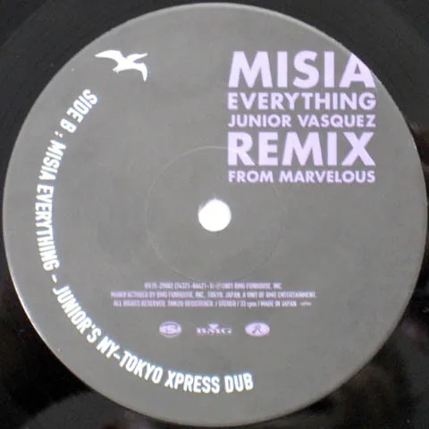 Album cover for Everything (Junior Vasquez Remix From Marvelous) by Misia
