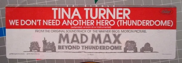 Album cover for We Don't Need Another Hero (Thunderdome) by Tina Turner
