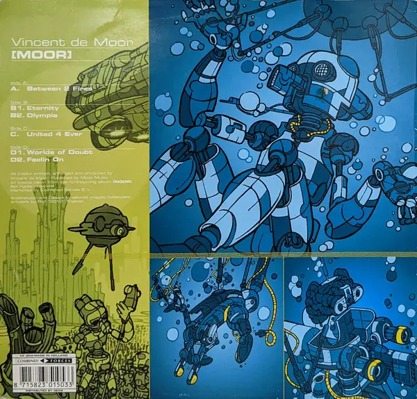 Vincent De Moor - Moor, Electronic, Trance, 1999 - Combined Forces, Netherlands, Vinyl 2x 12", 33 ⅓ RPM, 45 RPM