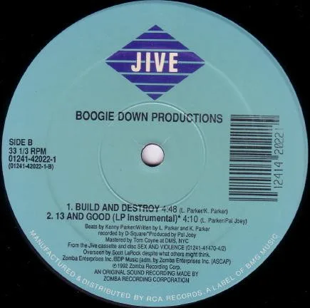 Album cover for 13 And Good by Boogie Down Productions
