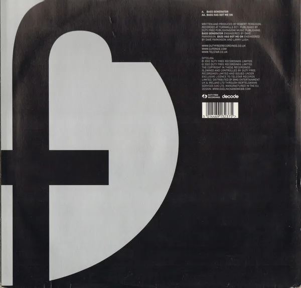 Album cover for The Bass EP by Fergie