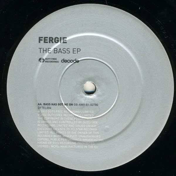 Album cover for The Bass EP by Fergie