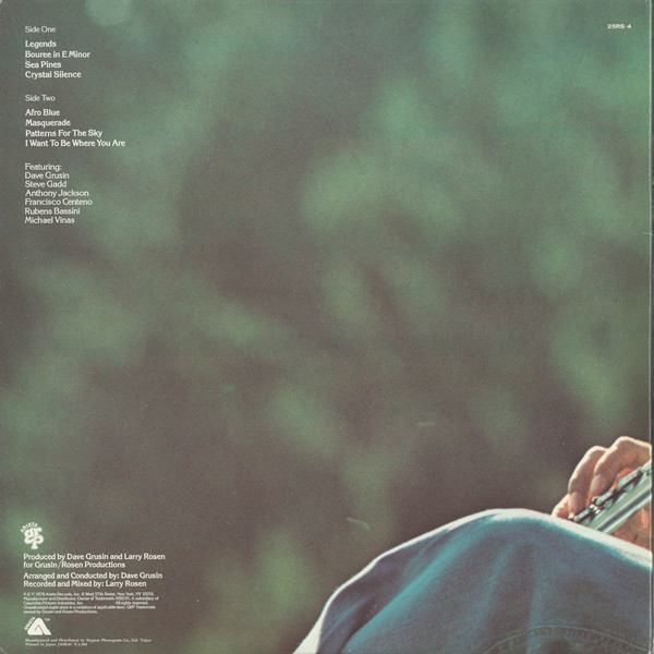 Dave Valentin - Legends, Funk / Soul, Jazz, Funk, Jazz-Funk, Latin Jazz, 1978 - Arista GRP, Japan, Vinyl 1x LP, Album Gatefol