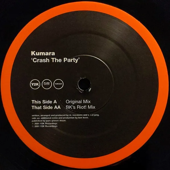 Album cover for Crash The Party by Kumara