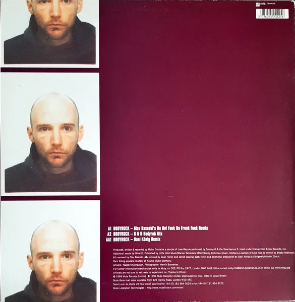 Album cover for Bodyrock by Moby