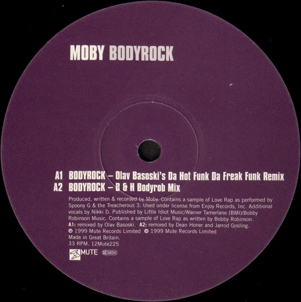 Album cover for Bodyrock by Moby