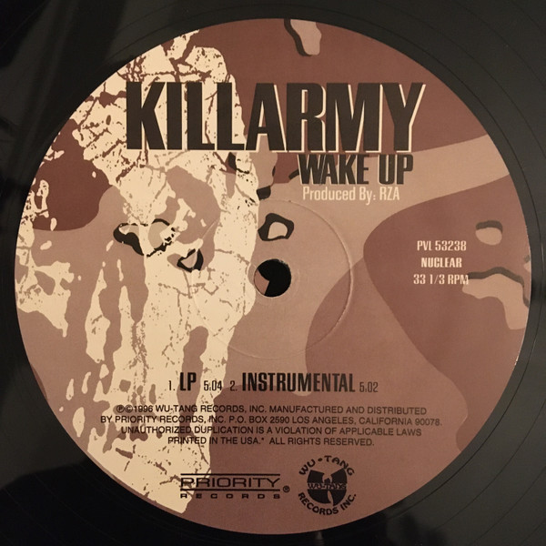 Killarmy - Camouflage Ninjas / Wake Up, Hip Hop, 1996 - Wu-Tang Records, US, Vinyl 1x 12", 33 ⅓ RPM, Single