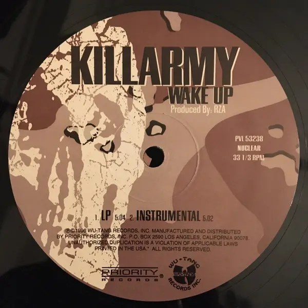Killarmy - Camouflage Ninjas / Wake Up, Hip Hop, 1996 - Wu-Tang Records, US, Vinyl 1x 12", 33 ⅓ RPM, Single