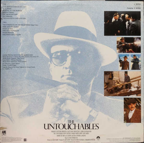 Ennio Morricone - The Untouchables (Original Motion Picture Soundtrack), Jazz, Stage & Screen, Easy Listening, Soundtrack, 19