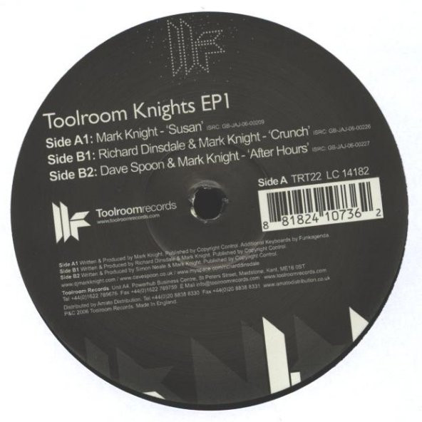 Various - Toolroom Knights EP1, Electronic, Electro, Progressive House, Tech House, 2006 - Toolroom Knights, Toolroom Records
