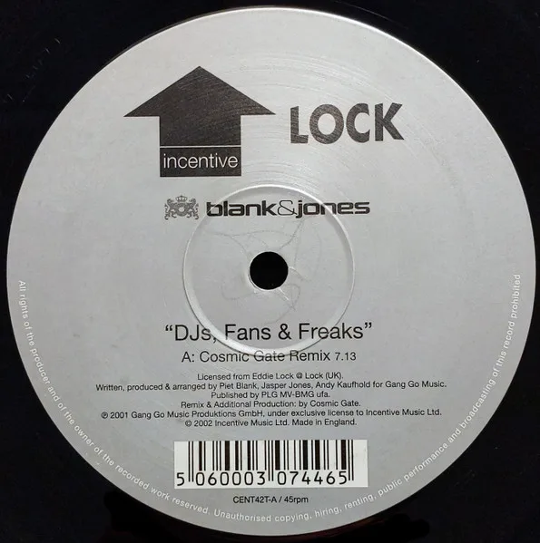 Album cover for DJs, Fans & Freaks (Includes Cosmic Gate & Marco V Remixes) by Blank & Jones