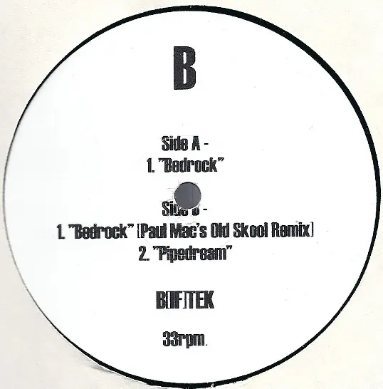 B(if)tek - Bedrock, Electronic, Rock, Post Rock, F1, Australia, Vinyl 1x 12", 33 ⅓ RPM, Limited Edition, Promo