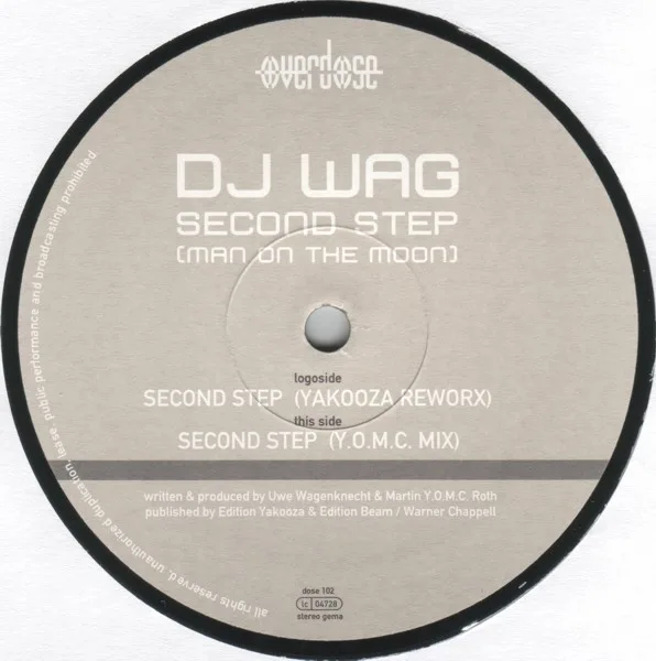 Album cover for Second Step (Man On The Moon) by DJ Wag