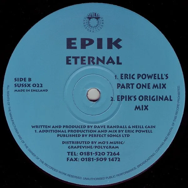 Album cover for Eternal by Epik