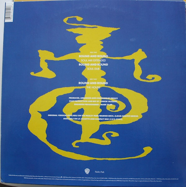 Tevin Campbell - Round And Round - 1990 - House, Minneapolis Sound - Paisley Park, Warner Bros. Records - Vinyl 1x 12", 33 ⅓ 