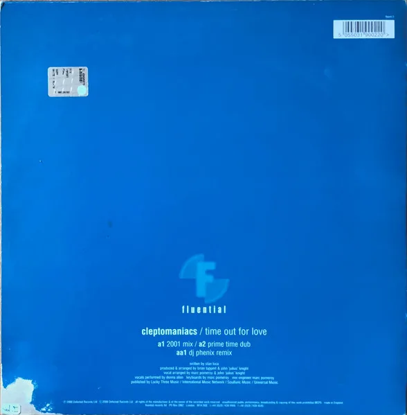 Album cover for Time Out For Love by Cleptomaniacs