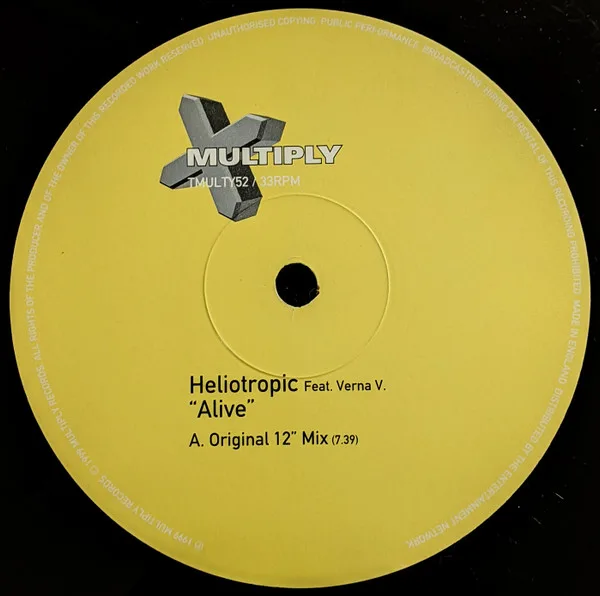 Album cover for Alive by Heliotropic Feat. Verna V