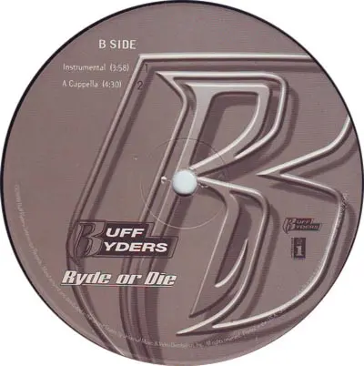 Ruff Ryders - Ryde Or Die, Hip Hop, 1999 - Interscope Records, Ruff Ryders, US, Vinyl 1x 12", Single