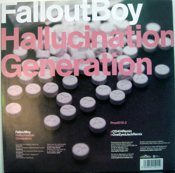 Album cover for Hallucination Generation by Fallout Boy