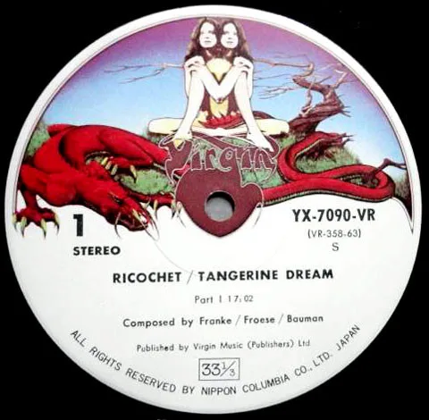 Album cover for Ricochet by Tangerine Dream