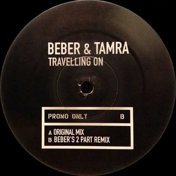 Beber & Tamra - Travelling On, Electronic, House, 2001 - Mob Records, UK, Vinyl 1x 12", Promo