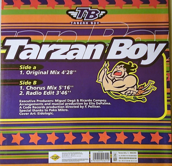 Album cover for Tarzan Boy by Tarzan Boy