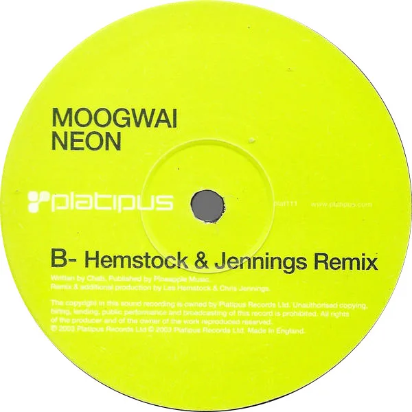 Album cover for Neon by Moogwai