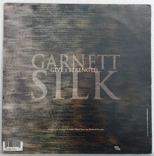 Garnett Silk - Give I Strength, Reggae, Roots Reggae, 1999 - Digital-B, US, Vinyl 1x LP, Album