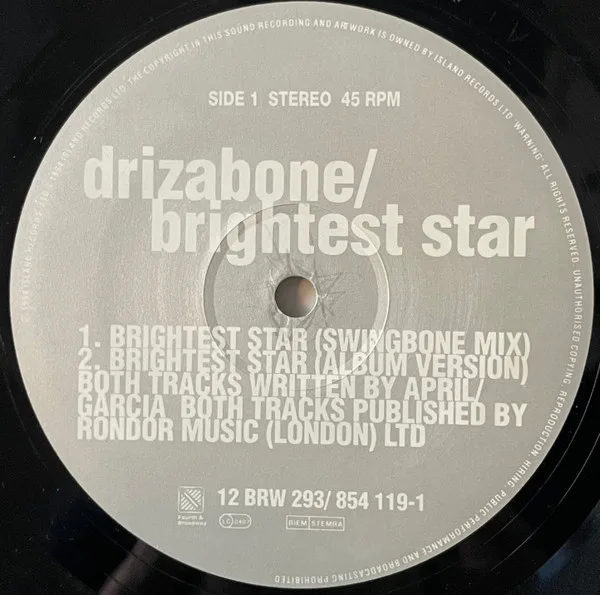 Album cover for Brightest Star by Drizabone