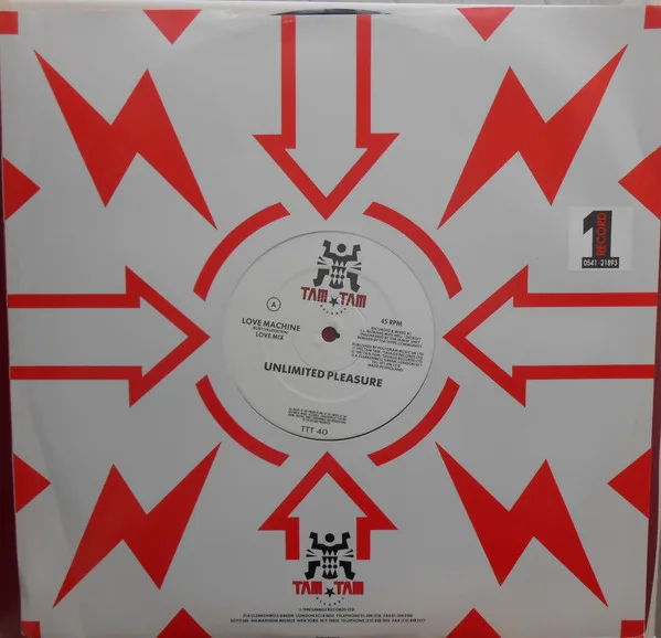 Album cover for Love Machine by Unlimited Pleasure