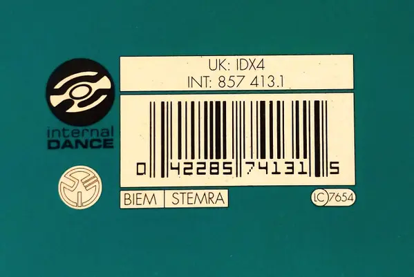 Cappella - Move On Baby, Electronic, Euro House, Eurodance, 1994 - Internal Dance, UK, Vinyl 1x 12", 33 ⅓ RPM, Single