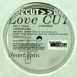 Album cover for Heart Spin EP by Lovecut DB