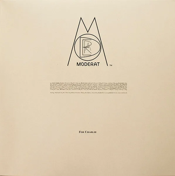 Album cover for Moderat by Moderat