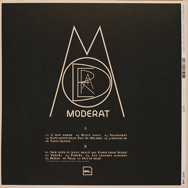 Album cover for Moderat by Moderat