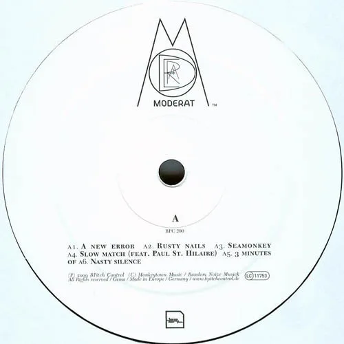 Album cover for Moderat by Moderat