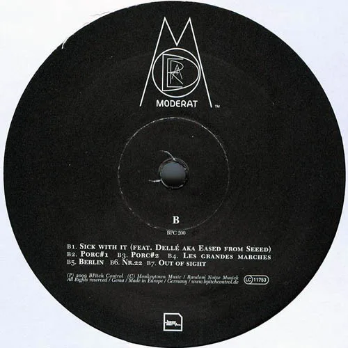 Album cover for Moderat by Moderat