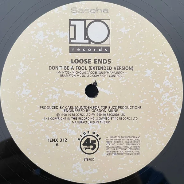 Album cover for Don't Be A Fool by Loose Ends