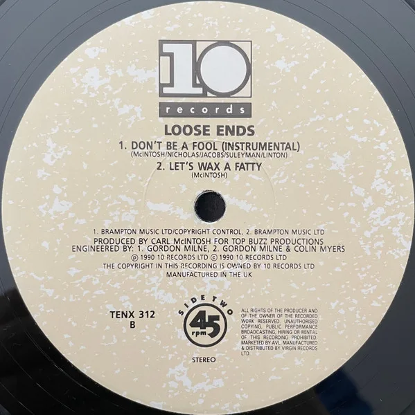 Album cover for Don't Be A Fool by Loose Ends