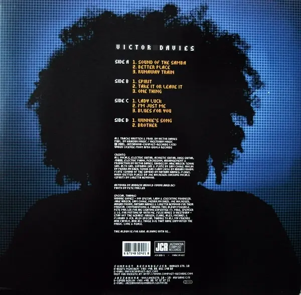 Victor Davies - Victor Davies, Electronic, Acid Jazz, Jazzdance, Latin, 2001 - Jazzanova Compost Records (JCR), Germany, Viny