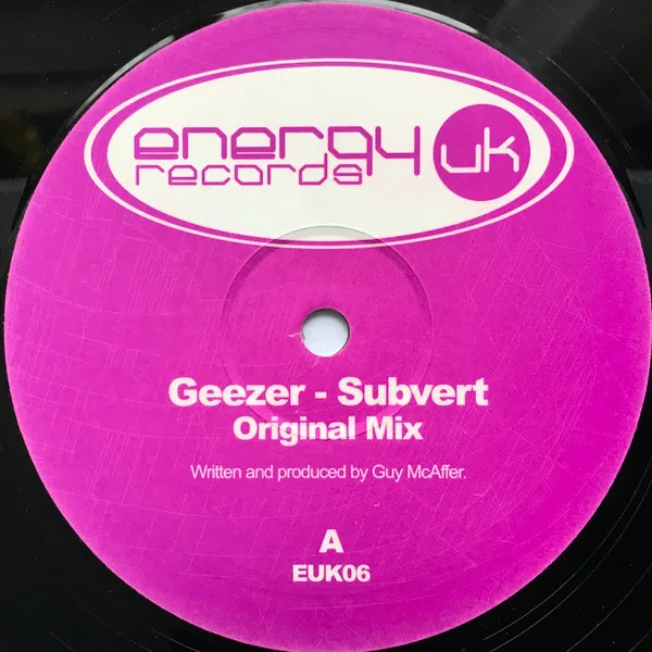 Album cover for Subvert by Geezer