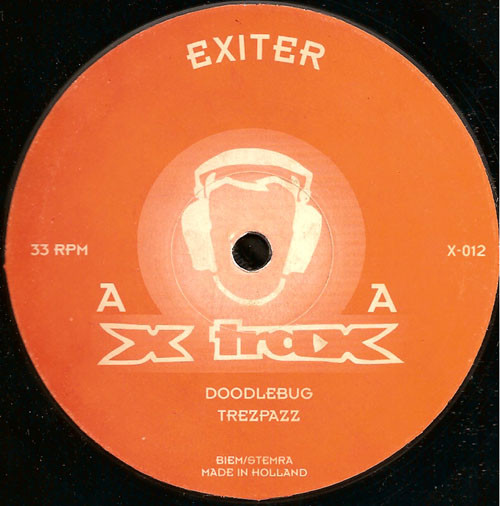 Exiter - Eyes In The Sky, Electronic, Techno, 1995 - X-Trax, Netherlands, Vinyl 1x 12", 45 RPM, 33 ⅓ RPM