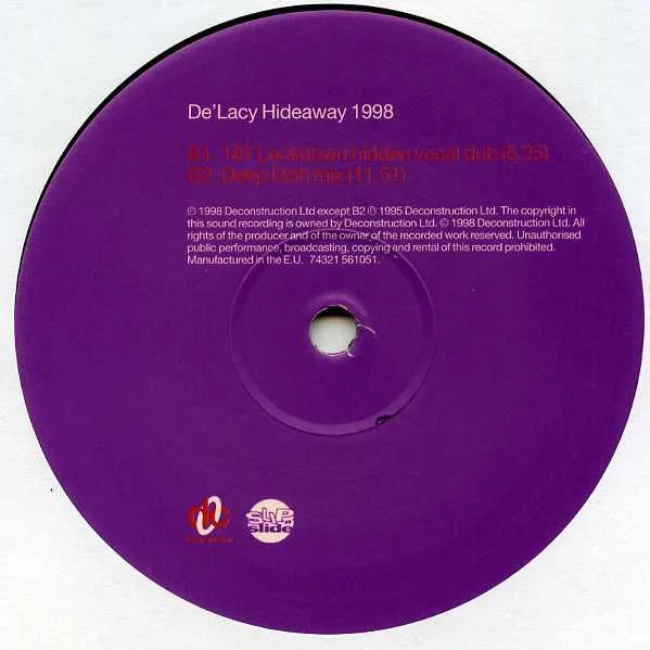 Album cover for Hideaway 1998 by De'Lacy