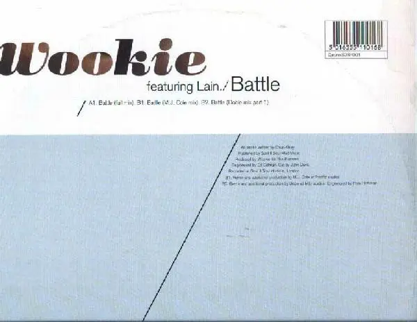 Wookie Featuring Lain - Battle - 2000 - UK Garage - S2S Recordings - Vinyl 1x 12", 33 ⅓ RPM