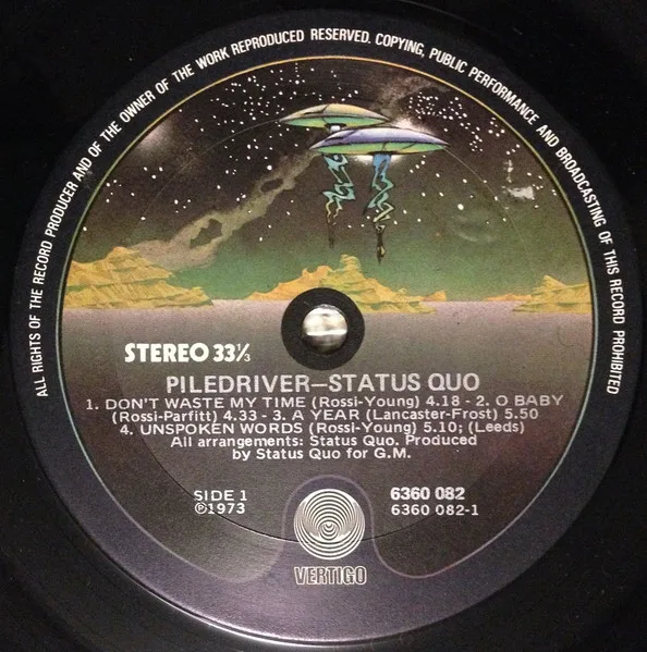 Album cover for Piledriver by Status Quo