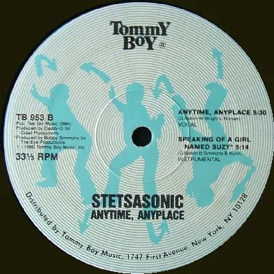 Album cover for Speaking Of A Girl Named Suzy / Anytime, Anyplace by Stetsasonic