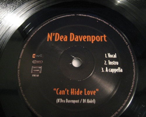 Cunnie Williams / N'Dea Davenport - Call Me / Can't Hide Love, Electronic, Funk / Soul, Rhythm & Blues, 2000 - Small, France,