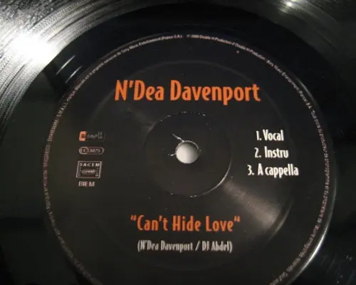 Cunnie Williams / N'Dea Davenport - Call Me / Can't Hide Love, Electronic, Funk / Soul, Rhythm & Blues, 2000 - Small, France,