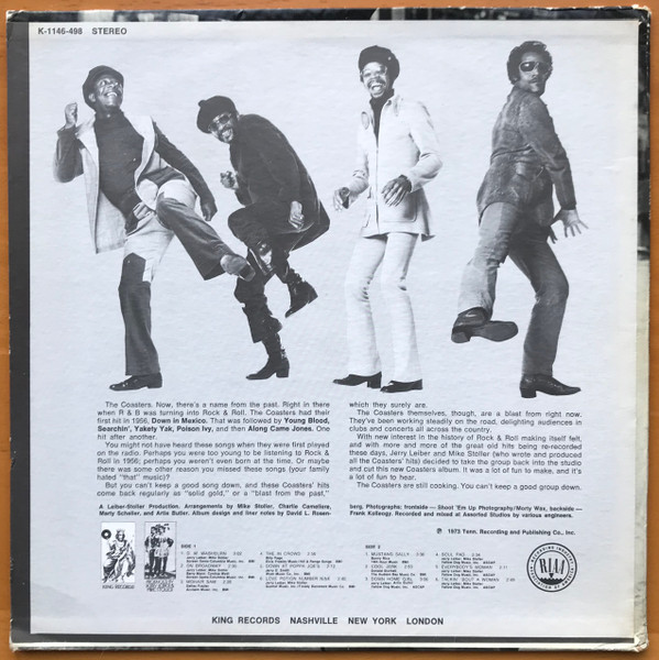 Album cover for On Broadway by Coasters, The