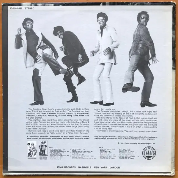 Album cover for On Broadway by Coasters, The